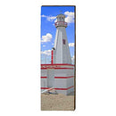 New Buffalo Lighthouse Home Decor Art Print on Real Wood