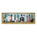 Florida Lighthouse Collection Home Decor Art Print on Real Wood