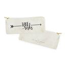 Take Risks Cotton Canvas Pencil Case and Travel Pouch