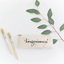 Honeymoonin' Cotton Canvas Pencil Case and Travel Pouch