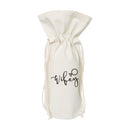 Wifey Cotton Canvas Wine Bag