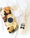 Best Man Cotton Canvas Wine Bag