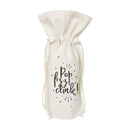 Pop, Fizz, Clink Canvas Wine Bag