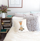 Giraffe Baby Pillow Cover