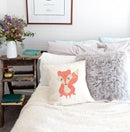 Fox Cotton Canvas Pillow Cover