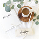 Fearless Cotton Canvas Pencil Case and Travel Pouch