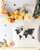 Travel Often Cotton Canvas Tote Bag