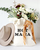 Hot Mama Cotton Canvas Tote Bag