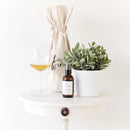 Time for Wine Cotton Canvas Wine Bag