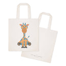 Giraffe Cotton Canvas Tote Bag