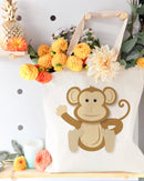 Monkey Cotton Canvas Tote Bag