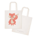Fox Cotton Canvas Tote Bag