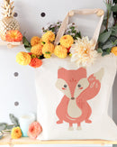 Fox Cotton Canvas Tote Bag