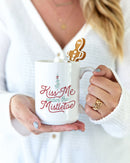 Kiss Me Under the Mistletoe Coffee Mug