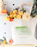 Denver Cityscape Cotton Canvas Tote Bag