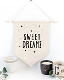 Sweet Dreams with Stars Hanging Wall Banner
