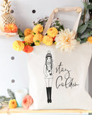Stay Golden Cotton Canvas Tote Bag