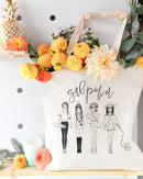 Girl Power Cotton Canvas Tote Bag