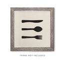 Kitchen Utensils Canvas Kitchen Wall Art