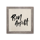 Bon Appetit Canvas Kitchen Wall Art