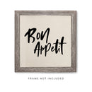 Bon Appetit Canvas Kitchen Wall Art
