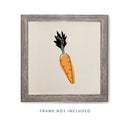 Carrot Canvas Kitchen Wall Art
