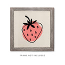 Strawberry Canvas Kitchen Wall Art