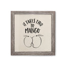 It Takes Two to Mango You Canvas Kitchen Wall Art