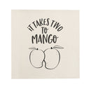It Takes Two to Mango You Canvas Kitchen Wall Art
