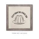 Jello From the Other Side Canvas Kitchen Wall Art
