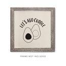 Let's Avo-Cuddle Canvas Kitchen Wall Art