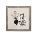 My Heart Beets for You Canvas Kitchen Wall Art