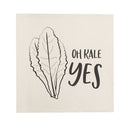 Oh Kale Yes Canvas Kitchen Wall Art