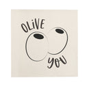 Olive You Canvas Kitchen Wall Art
