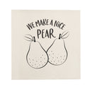 We Make a Nice Pear Canvas Kitchen Wall Art