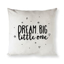 Dream Big Little One Cotton Canvas Pillow Cover