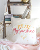 You Are My Sunshine Baby Cotton Canvas Pillow Cover