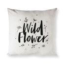 Wild Flower Baby Cotton Canvas Pillow Cover