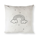 Rainbow Baby Cotton Canvas Pillow Cover