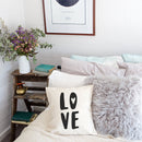 Love Baby Cotton Canvas Pillow Cover