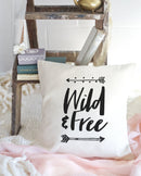 Wild & Free Baby Cotton Canvas Pillow Cover