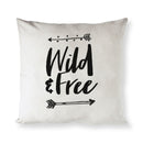 Wild & Free Baby Cotton Canvas Pillow Cover