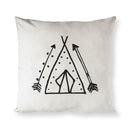 Tee Pee Tribal Baby Cotton Canvas Pillow Cover