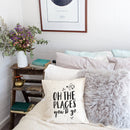 Oh the Places You'll Go Baby Cotton Canvas Pillow Cover
