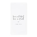 Love is Patient Love is Kind 1 Corinthians 13:4-8 Cotton Canvas Scripture, Bible Kitchen Tea Towel