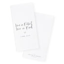 Love is Patient Love is Kind 1 Corinthians 13:4-8 Cotton Canvas Scripture, Bible Kitchen Tea Towel