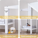 66 Inch Tall Bookshelf 6 Tier Slim Storage Display