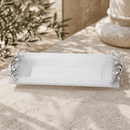 Olive Oblong Glass Serving Tray