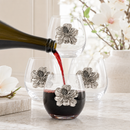 Magnolia Stemless Wine Glasses - Set of 4