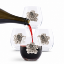 Magnolia Stemless Wine Glasses - Set of 4